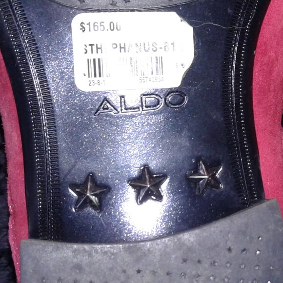 Aldo men's red suede zippered chukka boots size 10 - Picture 8 of 9